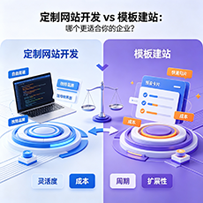万宁建站-定制网站开发 vs 模板建站：哪个更适合你的企业？